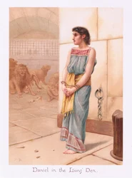 Daniel en el foso de los leones